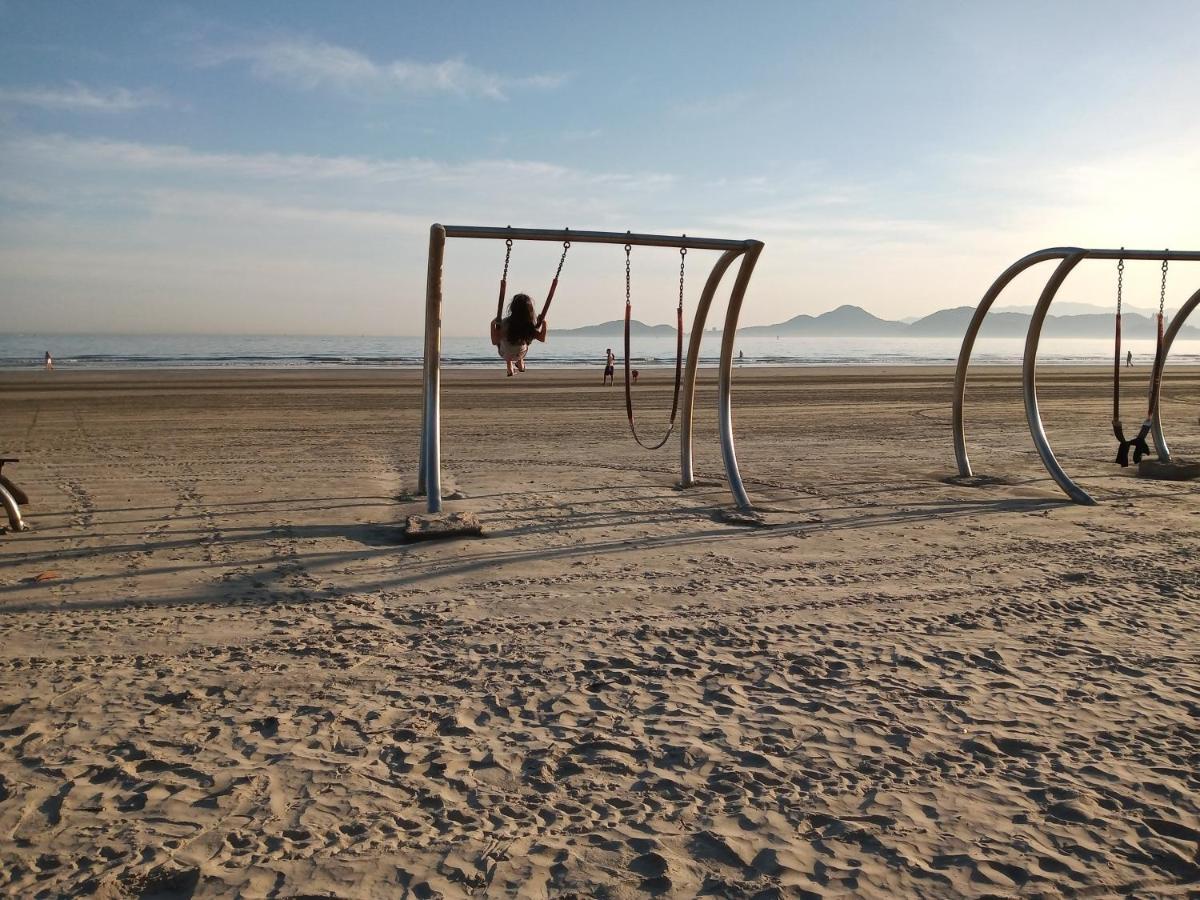 Sala Living Em Predio Familiar Na Av Da Praia Santos  Exteriör bild
